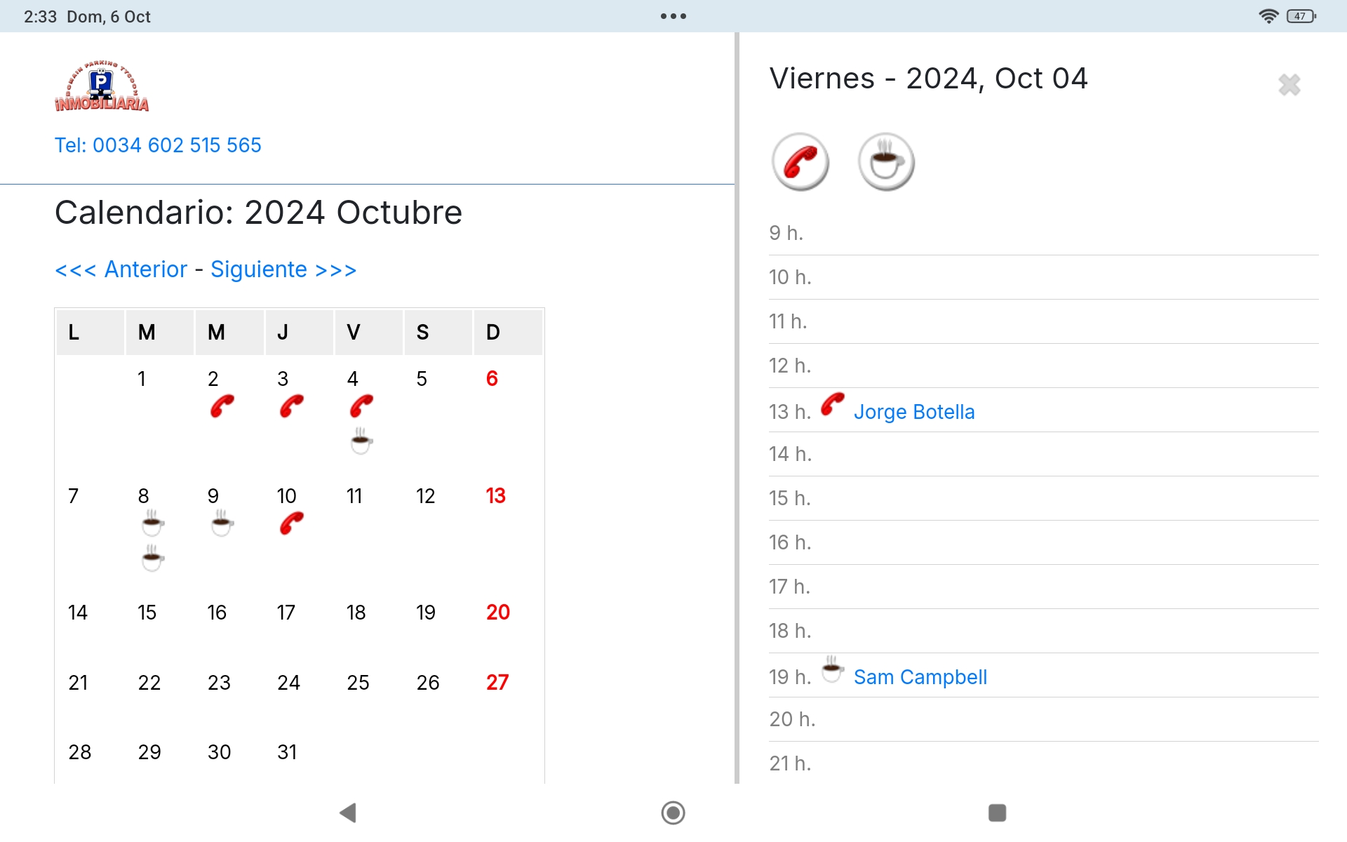 Calendario